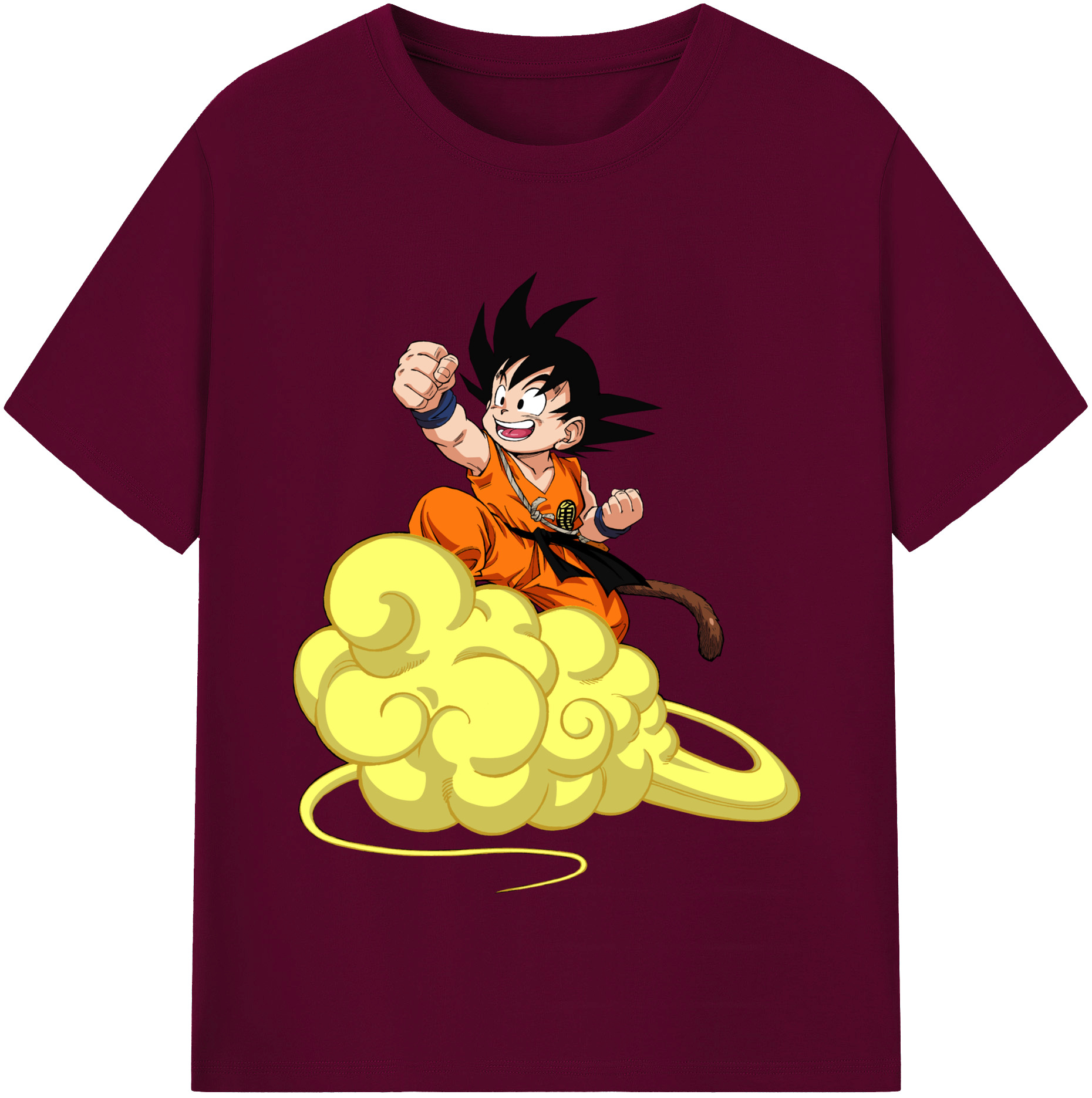 （画像用） ドラゴンボール 孫悟空（そん ごくう）Son Goku カカロット DRAGON BALL Kakarotto レディースカジュアルプリントTシャツ（綿100％）